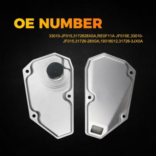 For 2012- Versa Nissan Altima Transmission Oil Filters W/Pan Gasket 3PCS