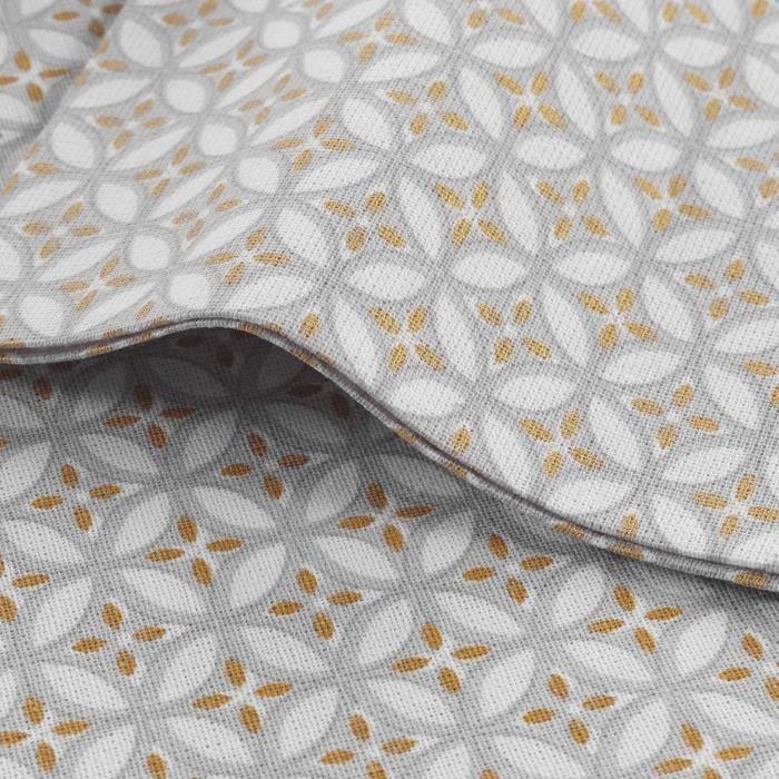 Serviettes de table - Azelia - Lot de 3 - Rose - 40x40cm - 100% coton imprimé