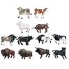 Realistic Milk Cow Model Farm Animals Cattle Action Figure Cattle Figurine  Children Gift