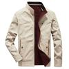 Весенняя новая мужская мода повседневная куртка большого размера с воротником-стойкой мужская двусторонняя куртка топ