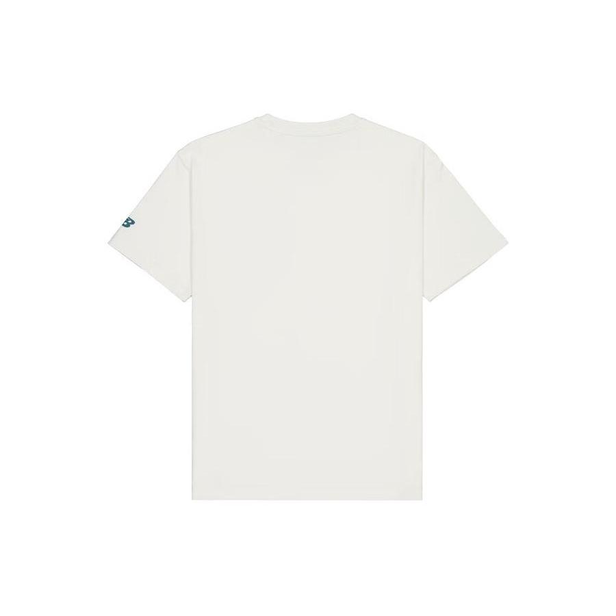 New Balance Small NBSC Graphic T-Shirt Asia Sizing 'White Green' Men's AMT42331-CIC