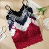 Women Lace Bras Top Comfortable Bralette Solid Color Sexy Underwear Vest Female Hollow Out Wireless Lingerie Seamless Bra