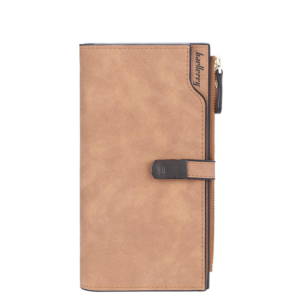 Baellerry Women Fashion Zipper Handbags PU Leather Vintage Design Card Holder Wallet Classic Coin Purse for Ladies Gifts