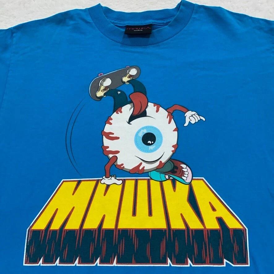 Футболка MISHKA РАЗМЕР MEDIUM уличный стиль скейтборд нью-йорк глаз