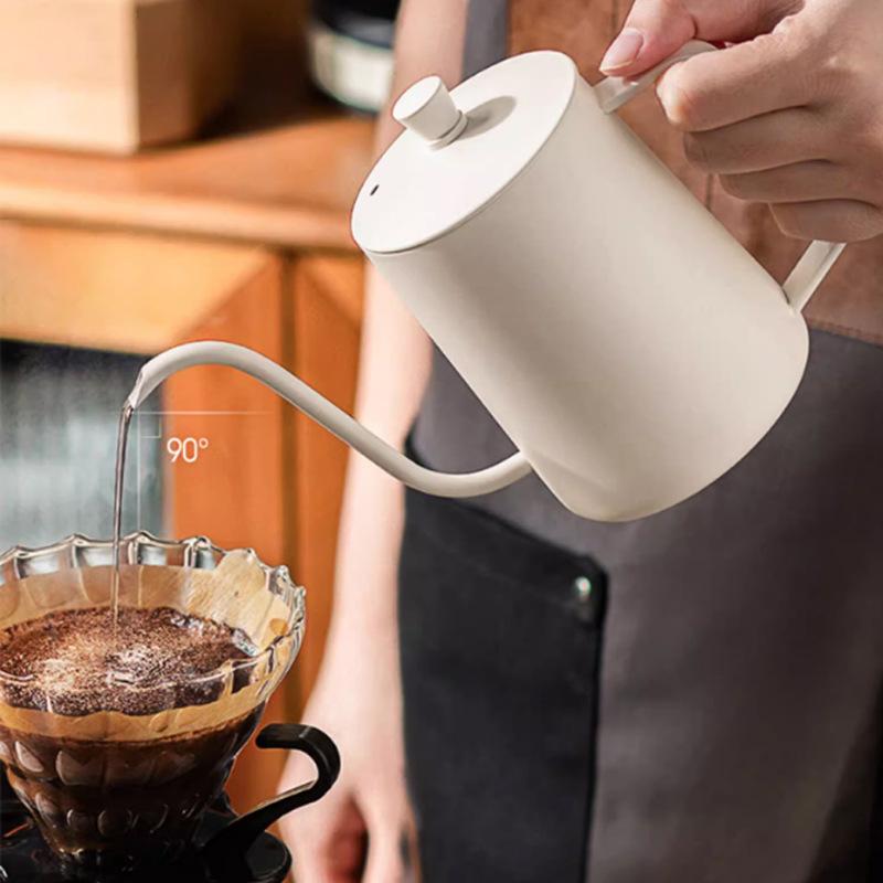 350 мл нержавеющая сталь ручной заварочный чайник кофейник, подвесной ухо ручной заварочный чайник, капельный тонкий носик длинный носик чайник, кофейная утварь