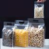 10/20pcs/Set Clear Plastic Zip Lock Handle Bag Food Nuts Candy Snack Packaging Pouches Resealable Household Sealed Bags