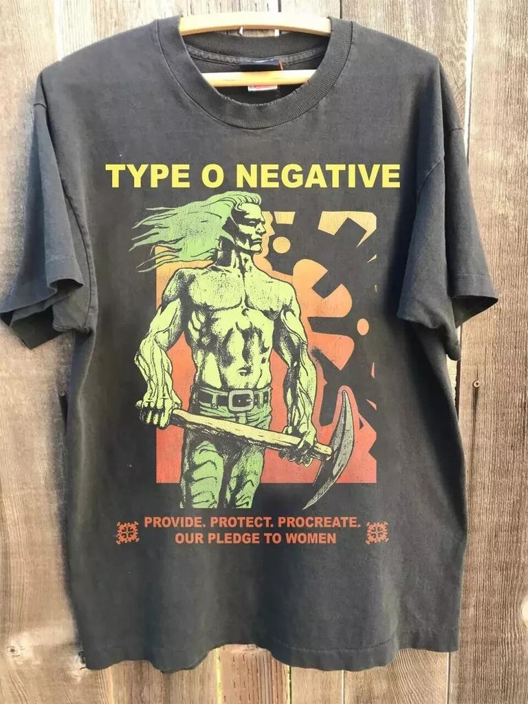 1995 Группа Type O Negative Предоставить Защитить Procreate Футболка Полный Размер S-4XL