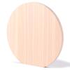 Umezawa Wood Crafts Company Tono Cypress Round Cutting Board Round Cutting Board Kamaboko Shape D Shape Wooden Large (L 35cm)