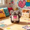 Tooth Monster Keychain Plush Toys ZURU Wide Eyed Weirdo Screech Funny Ugly Tooth Monsters Dolls Pendants Gifts