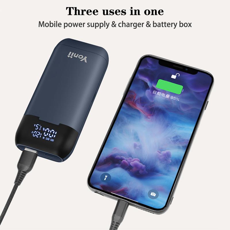 18650 чехол для зарядного устройства DIY Power Bank Box портативный QC 3.0 PD 18W чехол для быстрой зарядки литиевых аккумуляторов 18650 21700 20700