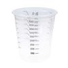 10 шт. 500 мл одноразовые прозрачные пластиковые стаканы для смешивания краски, емкость для смешивания, градуированный стакан для смешивания краски