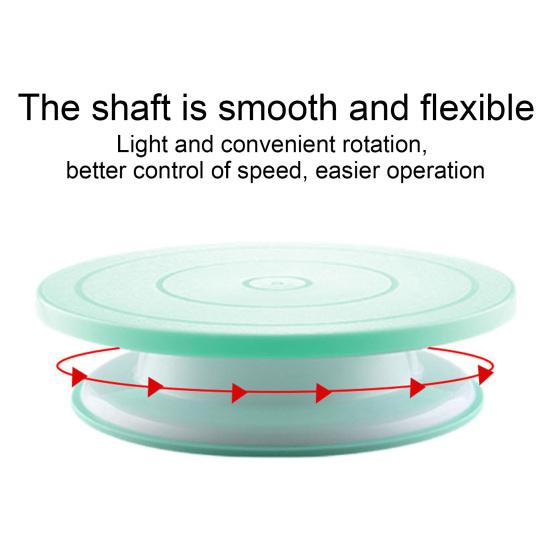 Cake Stand 11 Inch Rotating Cake Turntable Smooth 360 Degree Rotation Cake Decoration