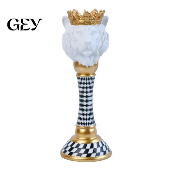 Restaurant Table Decorations Animal Ornaments, Decorative Painted Resin Modern Style Wine Cabinet Decor Decor, for Living Room Bedroom Office Reading