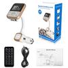 Bluetooth V4.0 Handsfree автомобильный комплект MP3-плеер беспроводной FM-передатчик радиоадаптер USB зарядное устройство + ЖК-пульт дистанционного управления с розничной коробкой