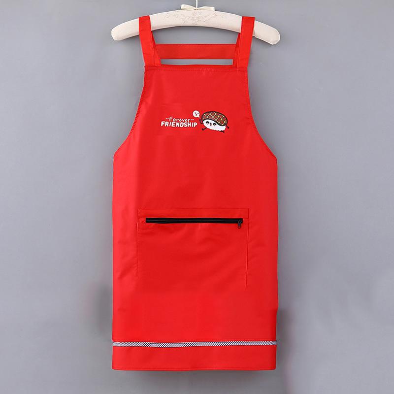Household Kitchen Apron Household Abrasion Resistant Waterproof Antifouling Barista Apron Restaurant Uniform Coffee House