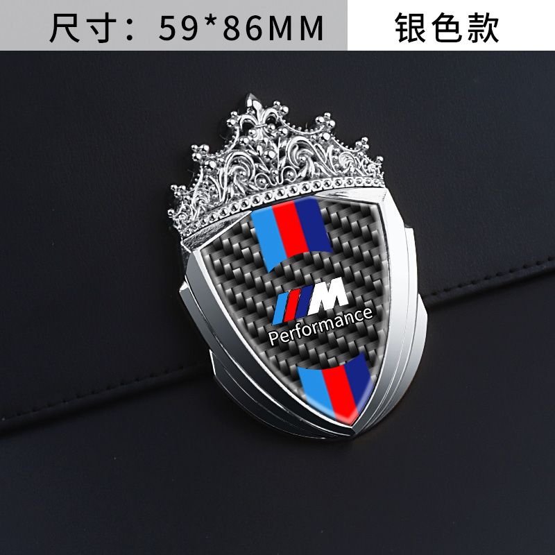 bftws1 3D Car Sticker Metal Badge Decor Electroplated Sticker For BMW X1 X2 X3 X5 X4 X6 X7 G30 G20 G32 G11 G12 F40 F30 F20 F10 F34 F07