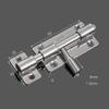2pcs Door Bolt Barrel Slide Lock Simple Slide Bolt For Bathroom Toilet Shed Door Lock/catch/latch - PR