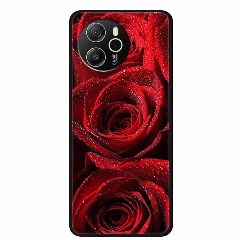 Чехол для телефона Blackview Shark 8 Задняя крышка 6.78" Черный силикон Мягкий чехол для Blackview Shark 8 Чехол Shark8 Ударопрочный