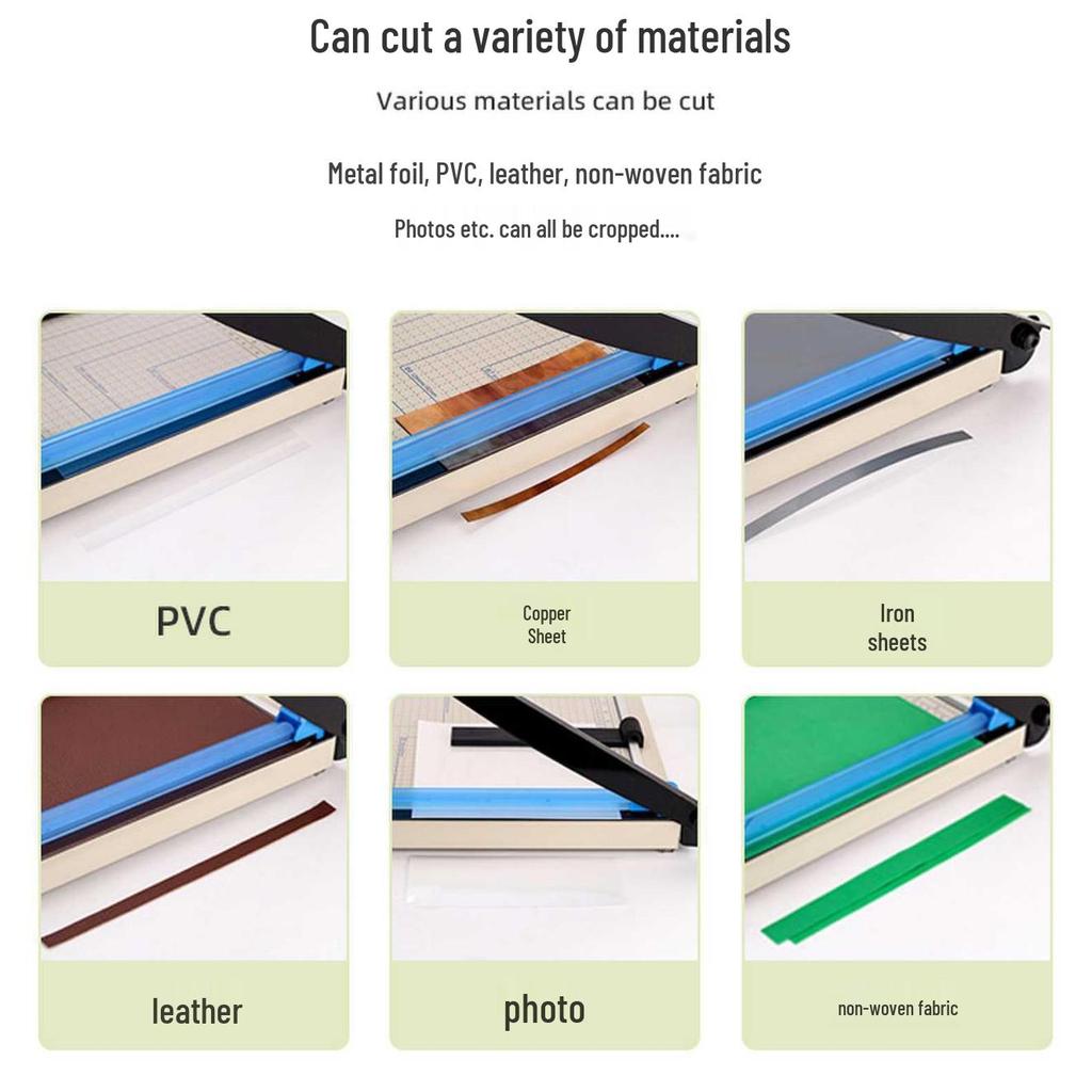 Compact A4 Guillotine Paper Cutter for Office and School