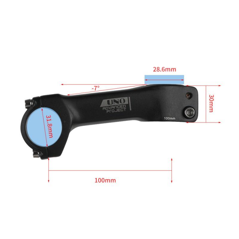 UNO Mountain Road Bike Stem -7 3D Forged Aluminum 31.8mm Clamp 70-120mm Length