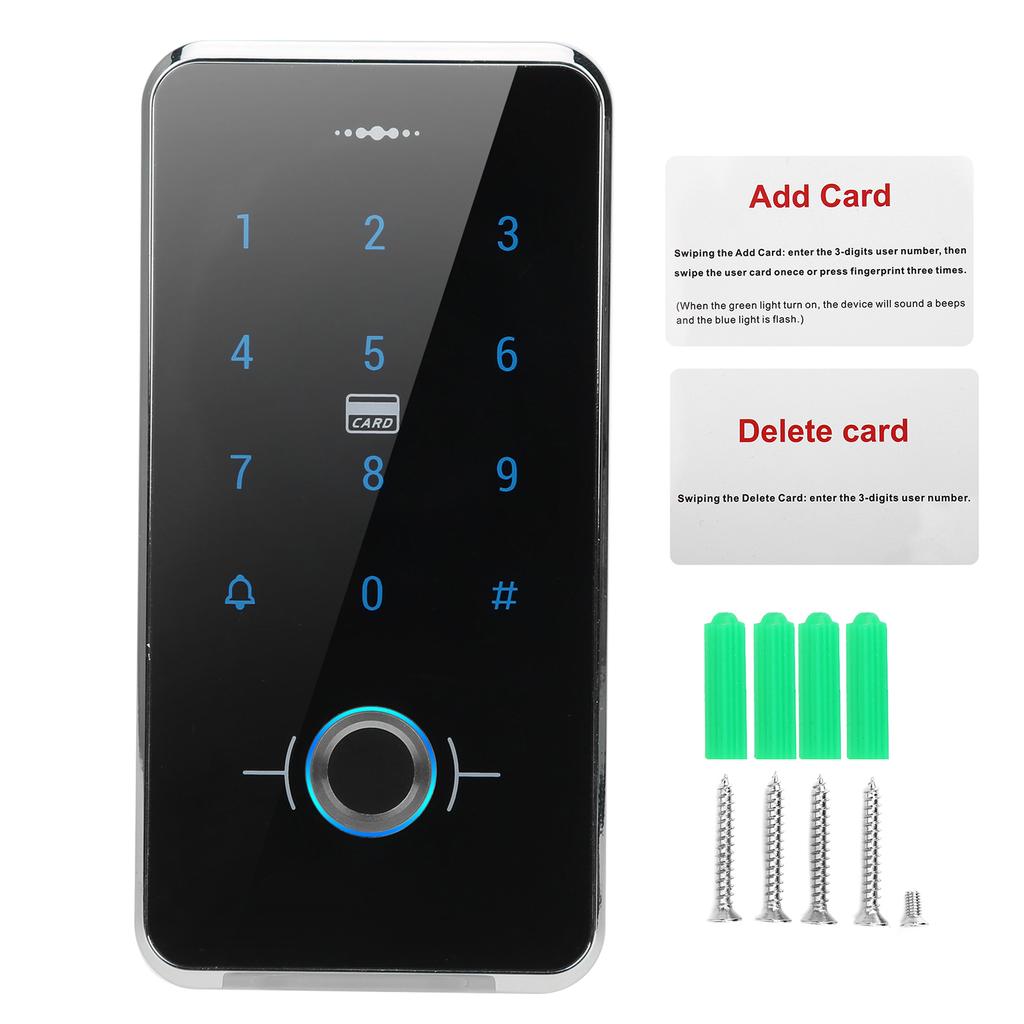 Access Control Machine Semiconductor Fingerprint IC Card Password IP68 Waterproof for Outdoors