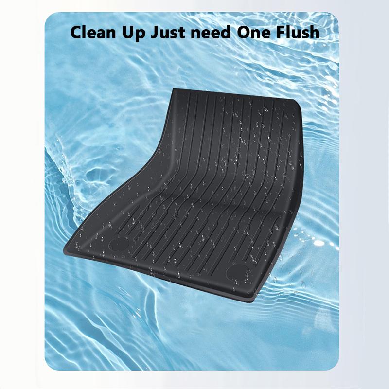 For Tesla Model 3 Highland 2024 Floor Mat TPE Carpet Waterproof Weather-resistant Foot Pads Mats