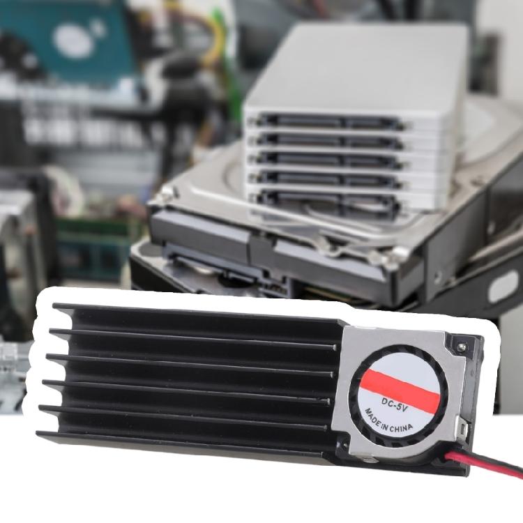 Продвинутая система охлаждения с термопрокладкой для M.2 NVMe SSD, теплоотвод из алюминиевого сплава, 5 В, двухканальный дизайн