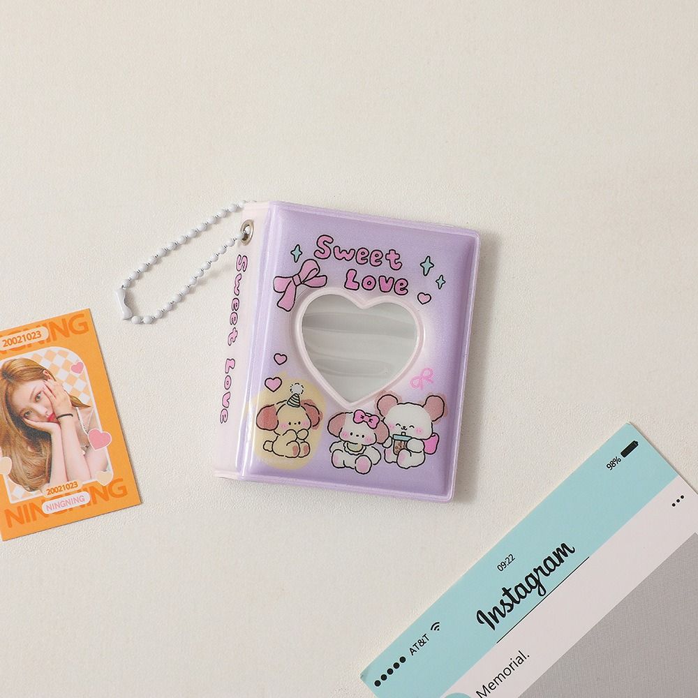 Waterproof Love Heart Photo Album Card Book Hollow Picture Storage Album New Cartoon Photo Album