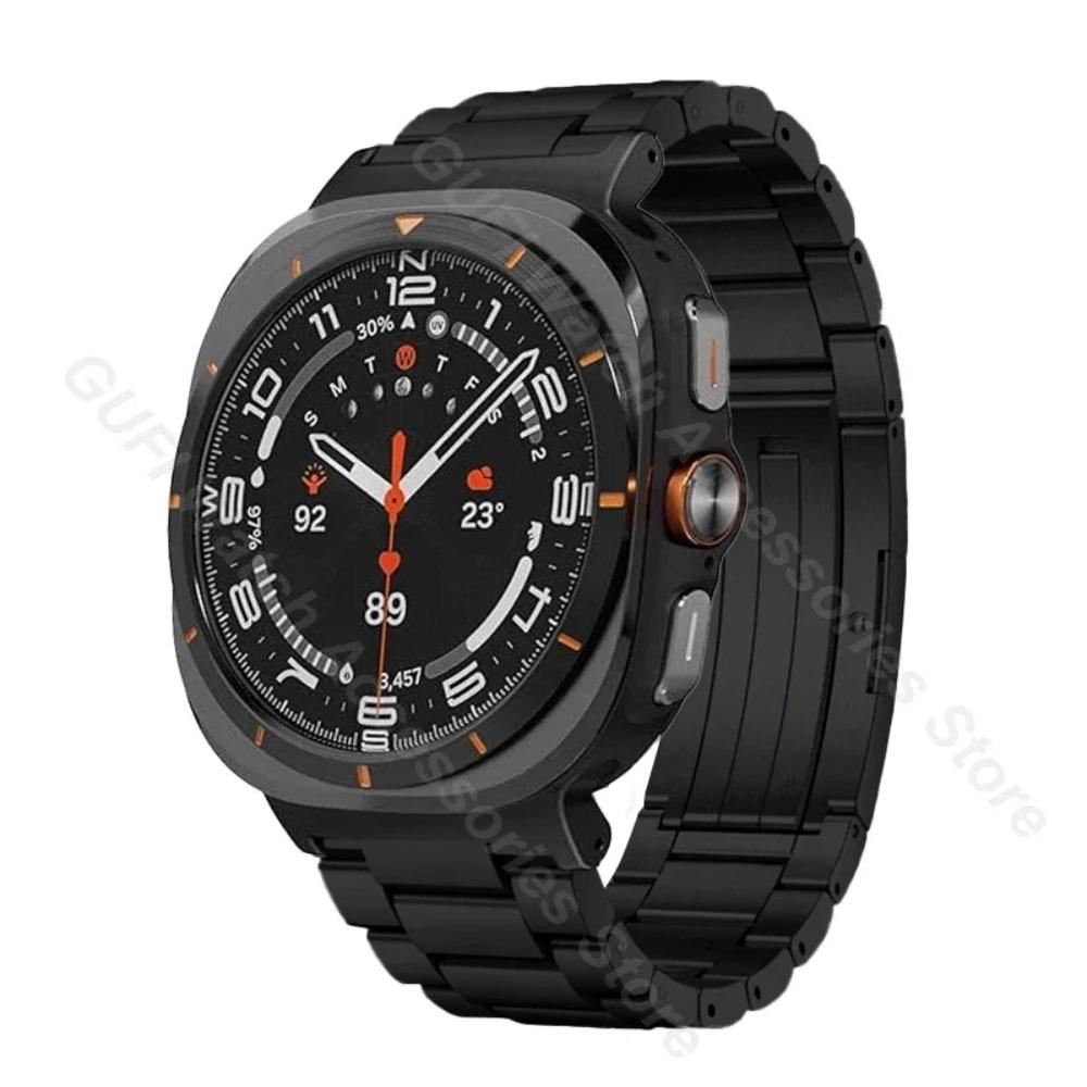 Titanium Business Band for Samsung Galaxy Watch Ultra 47mm 2025 Men Strap Luxury Bracelet for samsung GALAXY ULTRA 7 47MM Correa