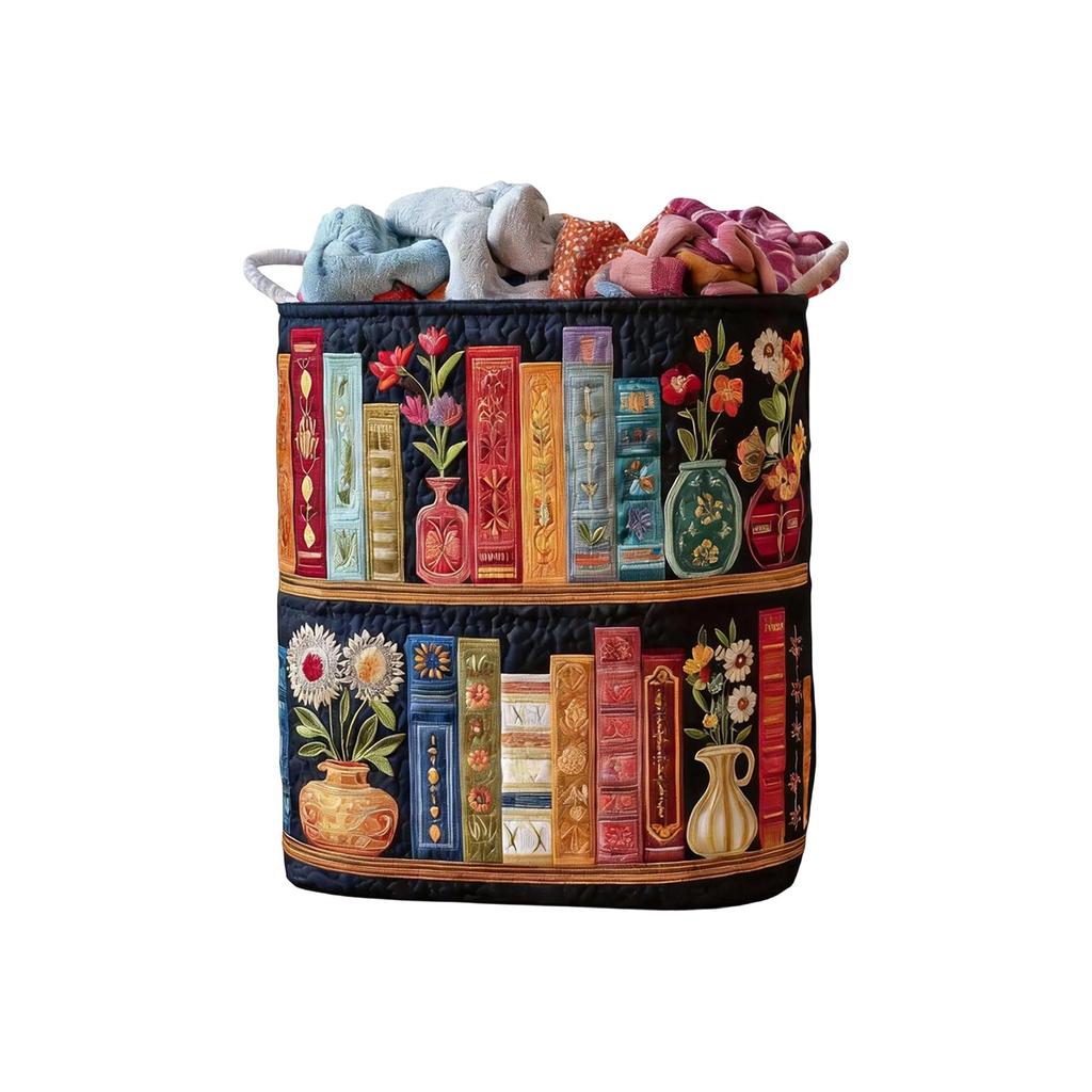 Quilted Laundry Storage Basket, And Suitable For Storing Dirty Clothes.