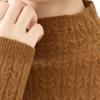Srcr Women's 100% Cashmere Semi-High Neck Sweater