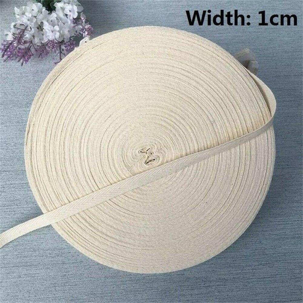 1-5cm Wide Webbing Herringbone Fabric Cotton Bias Binding Tape Roll Sewing Trims Craft Edging