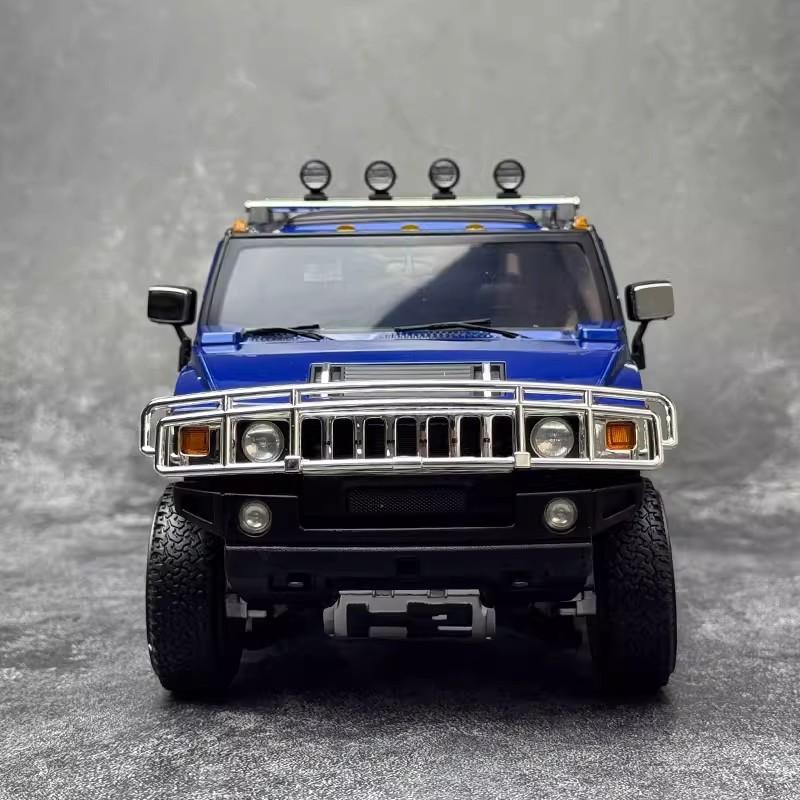 Шоссе 61 1:18 H2 внедорожник SUV коллекция моделей автомобилей из сплава и предметы для просмотра