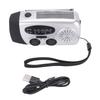 Solar Emergency Radio Hand Crank Portable NOAA Weather Radio with AM FM LED Light SOS Alarm Cell
