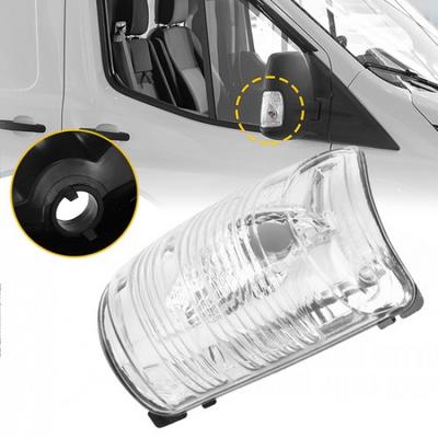 Для 2015- Ford Transit Правая сторона грузового отсека Светодиодный указатель поворота в зеркале Clear