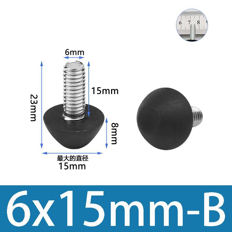 2Pcs Height Adjustable Leveling Chair Leg Feet Furniture Mat Screw-in Base Sofa Bed Cabinet Table Floor Protector M6 M8 M10
