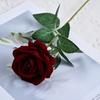 5 шт. Искусственные красные розы Имитация цветов с гибкими стеблями Реалистичные