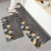 Cute Cat 'Happy Every Day' Kitchen Mat Non-Slip Machine Washable Rug Set for Home Decor Anti-Fatigue Floor Mats