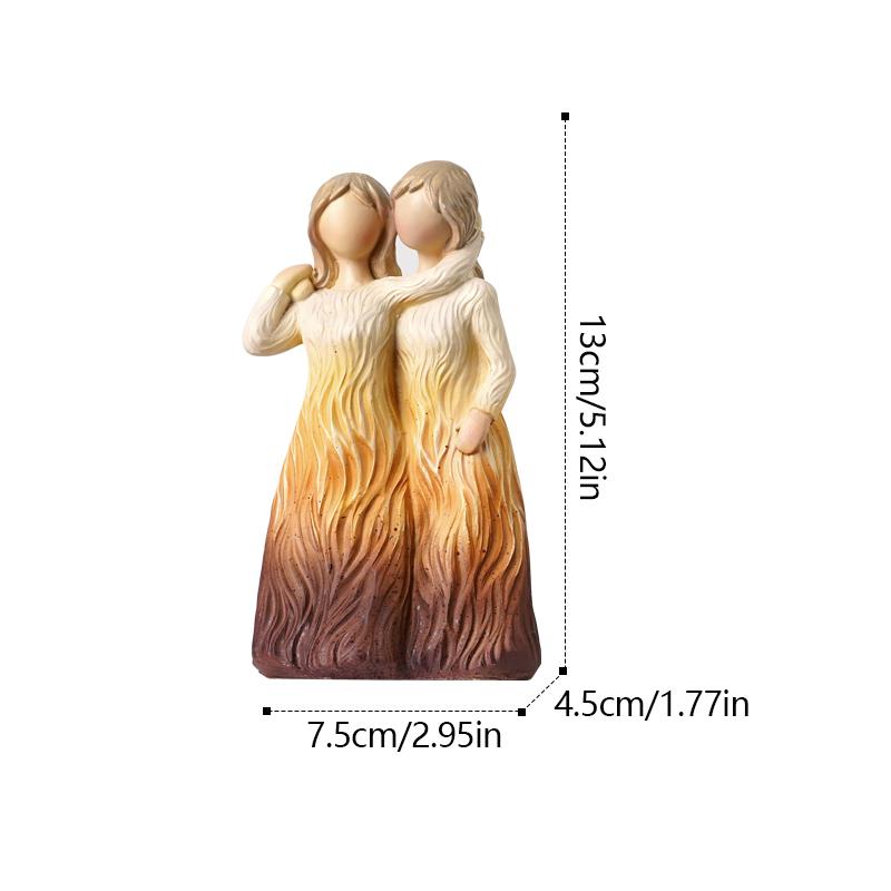 Home Decoration Accessories Family Member Statue Figurines Lovers Sculpture Home Decor