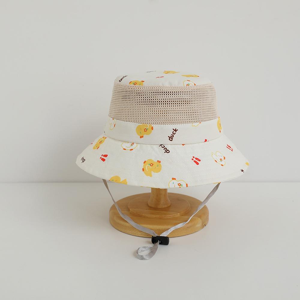 Mesh Boys Girls Sunhat Cartoon Animal Fisherman Caps New Baby Bucket Cap Toddler