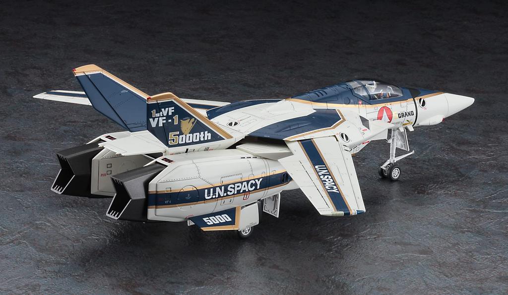 Hasegawa Super Dimension Fortress Macross Valkyrie 5000th Production Памятная покрасочная машина Масштабная пластиковая модель 65879 VF-1A 1/48