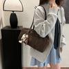 Fashion and Leisure Large-capacity Tote Bag Women's 2025 Winter New Simple Shoulder Bag Textured Underarm Bag