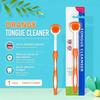 Travel Tongue Scraper Plastic Oral Care Tool Easy Tongue Brush Cleaner  Daily Hygiene