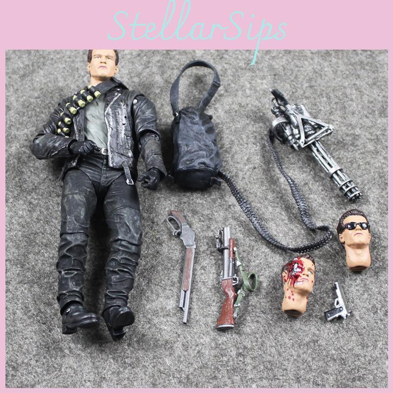 Neca Терминатор 2 Судный День Т800 Ultimate Deluxe Арнольд 8" Фигурка Действия Новая