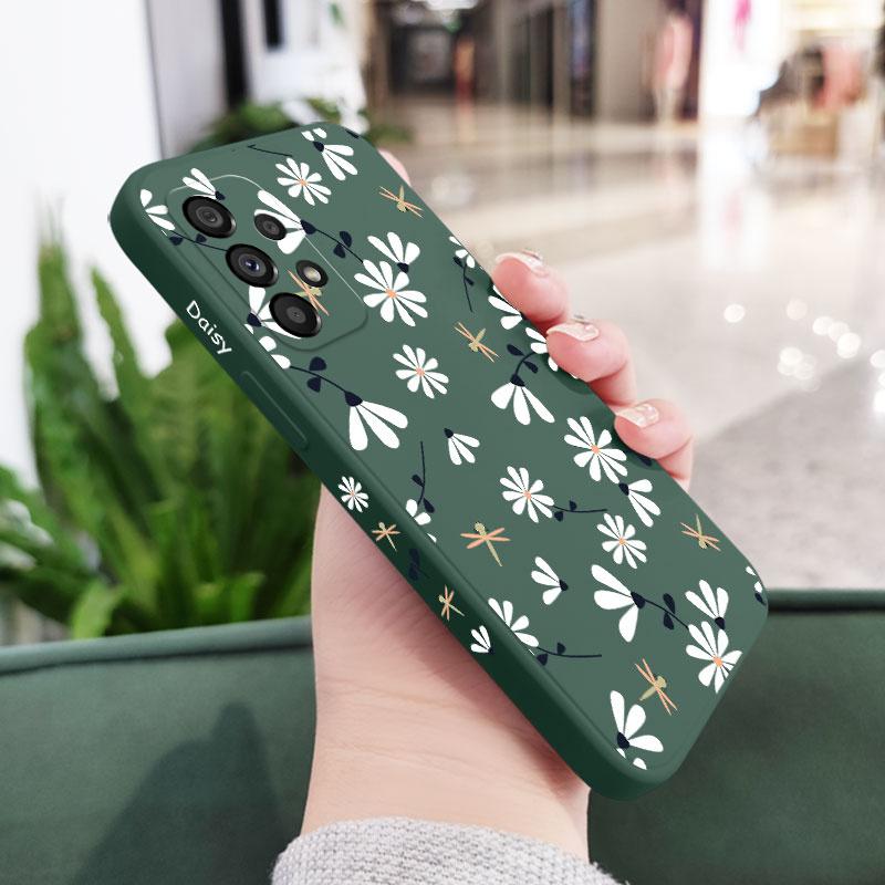 Кейс для телефона Daisy для Samsung A54 A34 A24 A73 A53 A33 A23 A56 A36 A26 A16 A14 A13 A06 A72 A52 A52S A32 A22 A15 A25 A35 A55 4G 5G