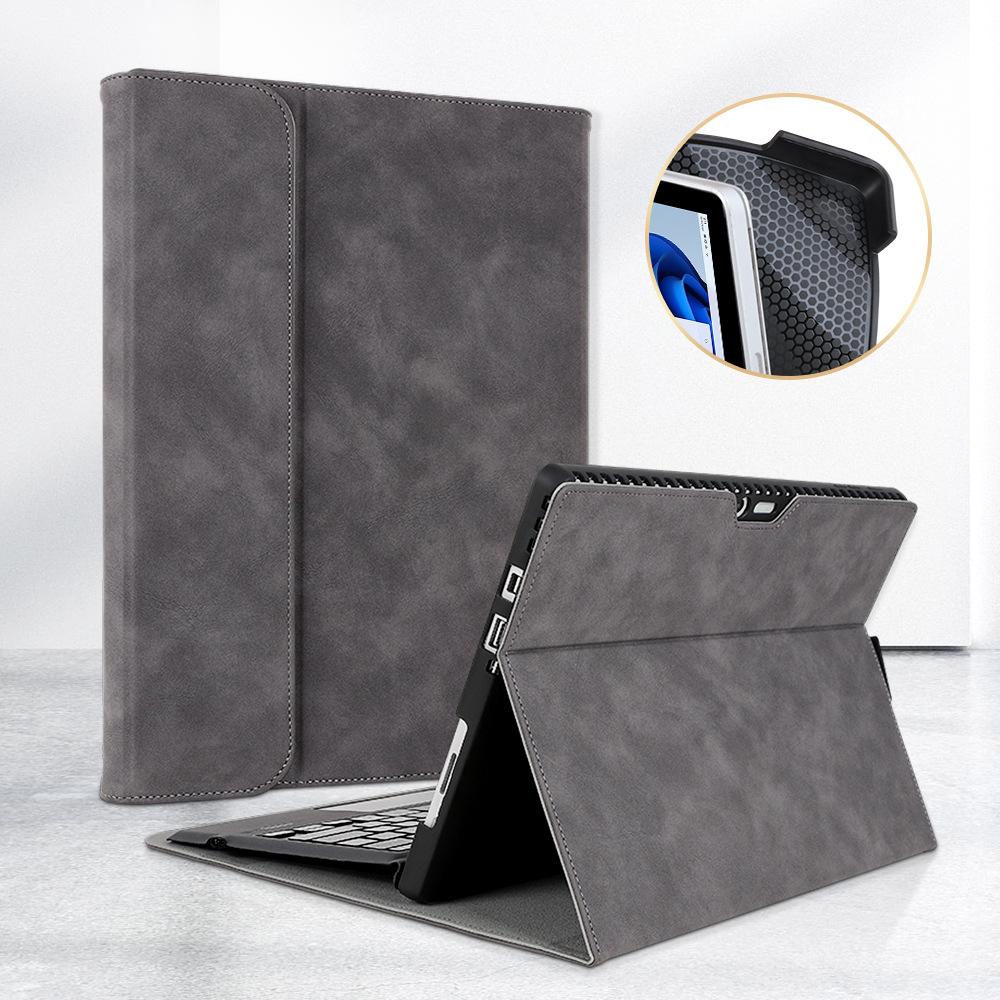 Чехол из ПУ кожи для планшета Microsoft Surface Pro 9, Чехол Pro 8 13 дюймов, Мягкая ТПУ обложка для Pro X 4 5 6 7 Surface go 1 2 3
