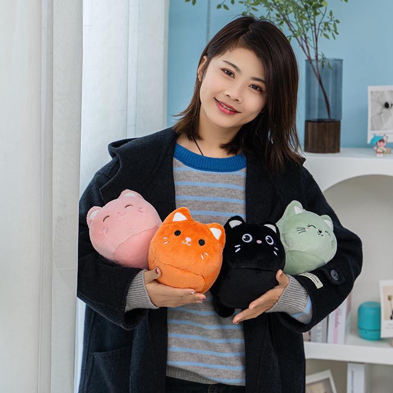 Cute Cute Kitten Doll Plush Toy Pull String Cat Doll Girl Bag Keychain Doll