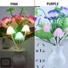 Bedroom Bed Lamp Home Decor Sensation LED Night Light  Romantic Flowers Color Changing