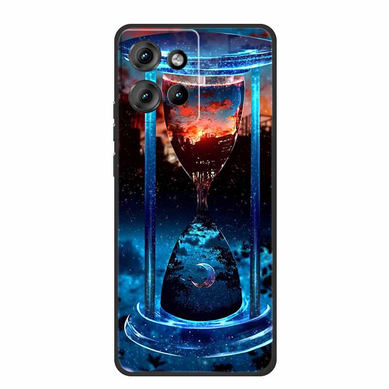 Phone Case For Motorola Moto G86 Power Edge 50 Neo G75 S50 Edge 50 5G Case S 50 Coque Shockproof Black Silicone Soft Back Cover