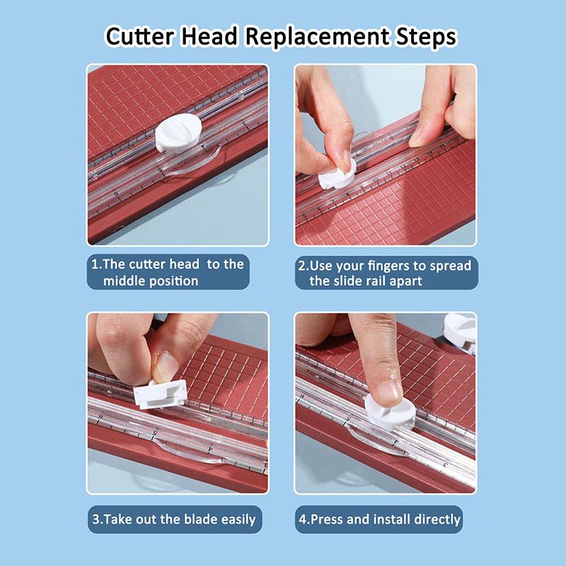 1PC Multi-functional bidirectional paper cutter, portable paper cutting machine process cutting tool! School and office supplies